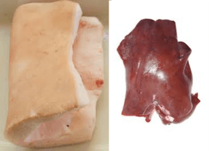Pork Fat, Heart, Liver, or Kidneys
