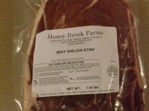 Beef: Sirloin Strip & Sirloin Steak