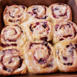 Orange Cranberry Sweet Rolls
